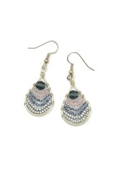 Beaded Wire Teardrops